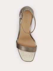 Lauren Ralph Lauren Logan Leather Heeled Sandals - Image 4 of 4