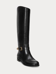 Lauren Ralph Lauren Brooke Leather Tall Boots - Image 1 of 3