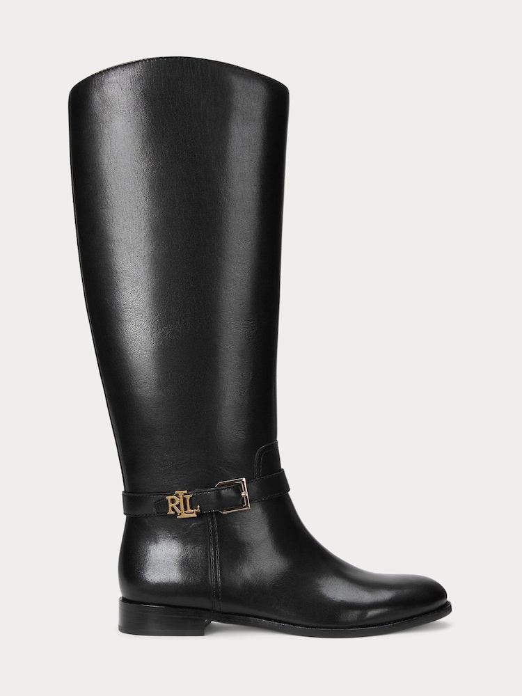 Lauren Ralph Lauren Brooke Leather Tall Boots - Image 2 of 3