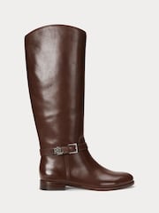 Lauren Ralph Lauren Brooke Leather Tall Boots - Image 1 of 3