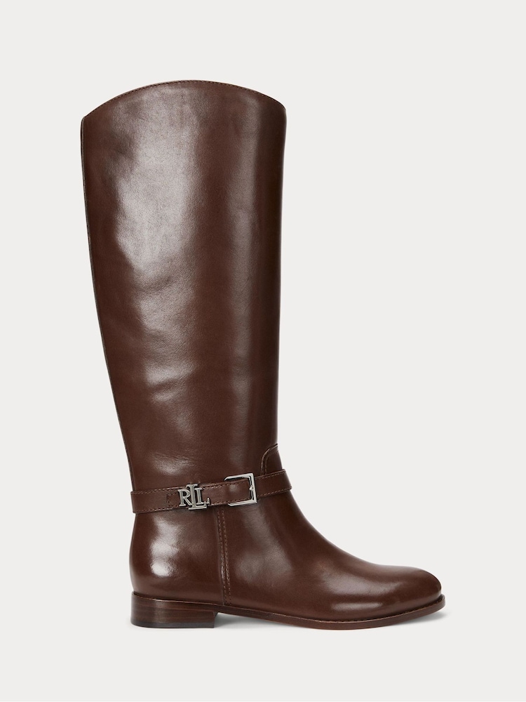 Lauren Ralph Lauren Brooke Leather Tall Boots - Image 1 of 3