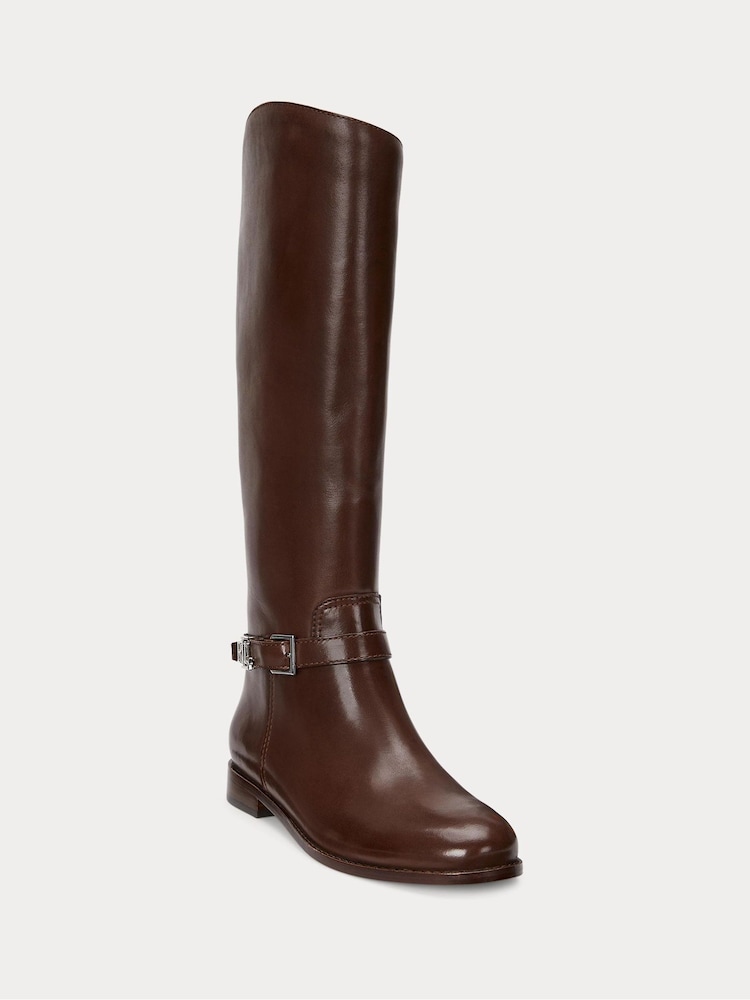 Lauren Ralph Lauren Brooke Leather Tall Boots - Image 2 of 3