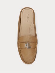 Lauren Ralph Lauren Barnsbury Leather Slip On Loafers - Image 4 of 4