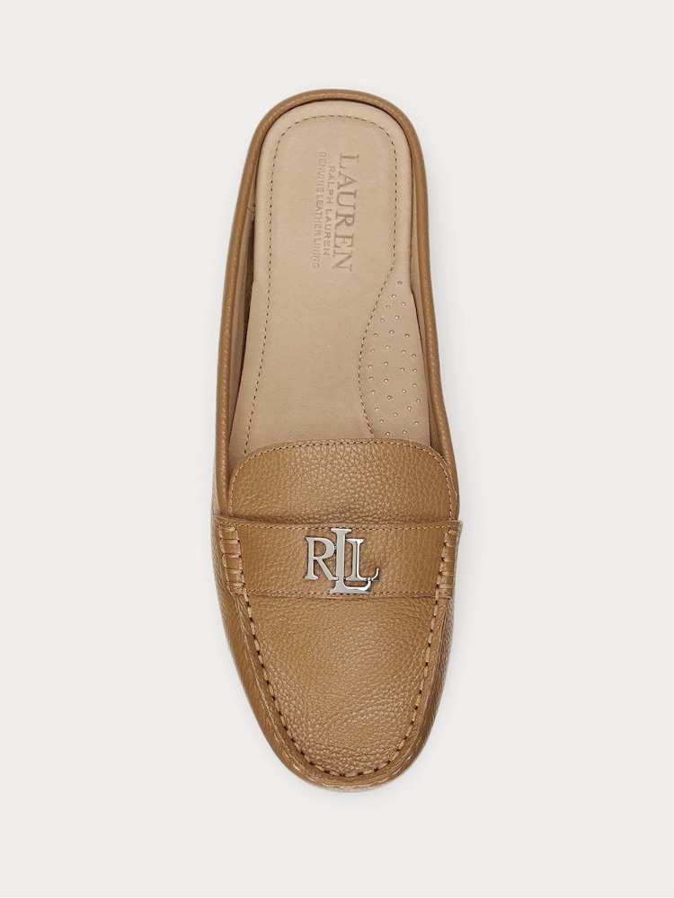 Lauren Ralph Lauren Barnsbury Leather Slip On Loafers - Image 4 of 4