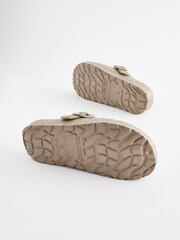 Neutral Buckle Clog Mules - Image 4 of 6