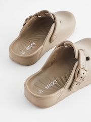 Neutral Buckle Clog Mules - Image 5 of 6