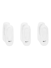 Nike White Everyday Lightweight Training Footie Socks 3 Pack - Image 2 of 4