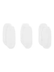 Nike White Everyday Lightweight Training Footie Socks 3 Pack - Image 3 of 4