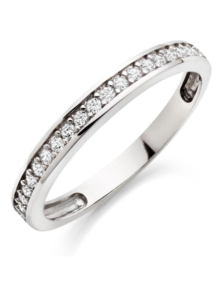 Beaverbrooks 9ct Cubic Zirconia Eternity Ring - Image 1 of 3