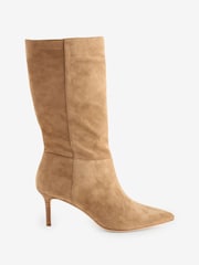 Lauren Ralph Lauren Leannah Suede Stiletto Heel Boots - Image 2 of 3