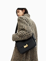 AllSaints Black/Gold Etienne Shoulder Bag - Image 1 of 7