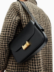 AllSaints Black/Gold Etienne Shoulder Bag - Image 2 of 7