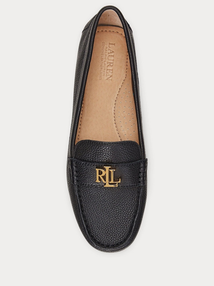 črna - Lauren Ralph Lauren Barnsbury Pebbled Leather mokasini in čevlji - Slika 4 iz 4 črna - Lauren Ralph Lauren Barnsbury Pebbled Leather mokasini in čevlji - Slika 4 iz 4