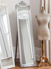 Gallery Home Silver Darley Cheval Mirror - Image 1 of 2
