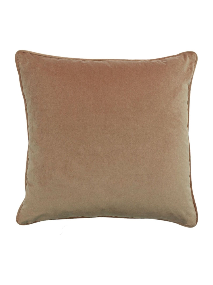 Riva Paoletti Blush Pink/Navy Blue Leveque Geometric Polyester Filled Cushion - Image 2 of 3