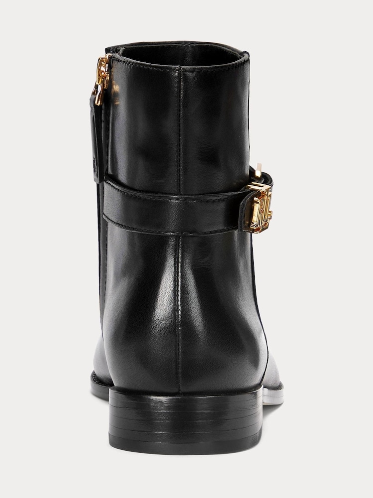 Lauren Ralph Lauren Brooke Leather Ankle Boots - Image 3 of 3