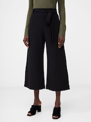 French Connection Black Whisper Belted Culottes - Image 3 of 4