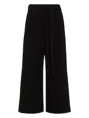 French Connection Black Whisper Belted Culottes - Image 4 of 4