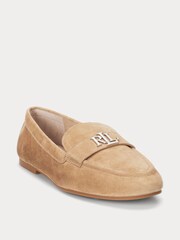 Lauren Ralph Lauren Averi Suede Leather Loafers - Image 1 of 4