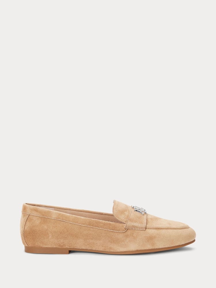 Lauren Ralph Lauren Averi Suede Leather Loafers - Image 2 of 4 Lauren Ralph Lauren Averi Suede Leather Loafers - Image 2 of 4
