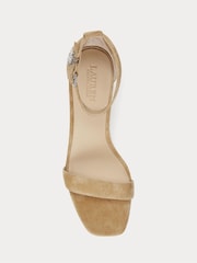 Lauren Ralph Lauren Logan Leather Heeled Sandals - Image 3 of 4