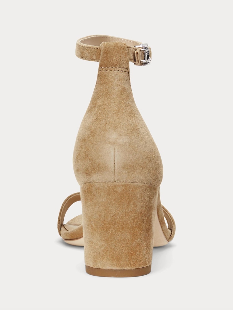 Lauren Ralph Lauren Logan Leather Heeled Sandals - Image 4 of 4