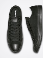 Converse Black/Black Chuck Taylor Ox Trainers - Image 4 of 6