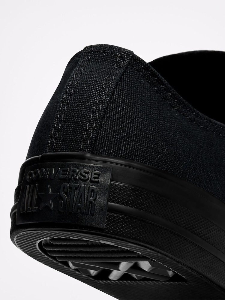 Converse Black/Black Chuck Taylor Ox Trainers - Image 5 of 6
