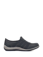 Pavers Grey Pavers Ladies Casual Zip Up Trainers - Image 1 of 5