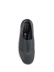 Pavers Grey Pavers Ladies Casual Zip Up Trainers - Image 4 of 5