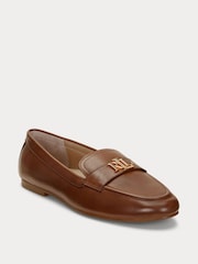 Lauren Ralph Lauren Averi III Burnished Leather Loafers - Image 1 of 4
