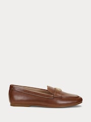 Lauren Ralph Lauren Averi III Burnished Leather Loafers - Image 2 of 4