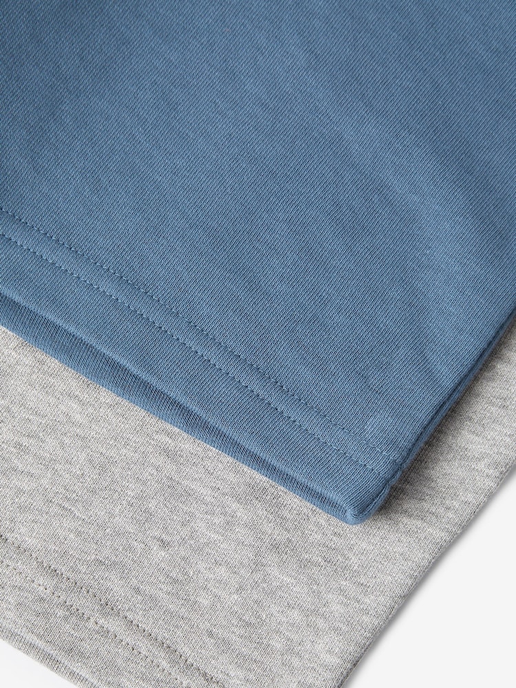 Blue/Grey 2 Pack Shorts (3-16yrs) - Image 5 of 5