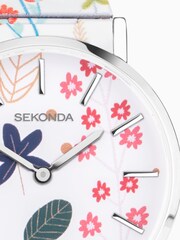 Sekonda Ladies Multicoulor Maxima Woodland Patterned Stainless Steel Expander Bracelet Watch - Image 4 of 6