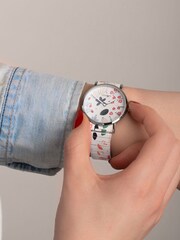 Sekonda Ladies Multicoulor Maxima Woodland Patterned Stainless Steel Expander Bracelet Watch - Image 6 of 6