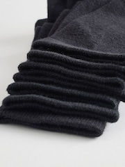 Črna karirasta - Bogate bombažne nogavice 7 paket - Slika 10 iz 10