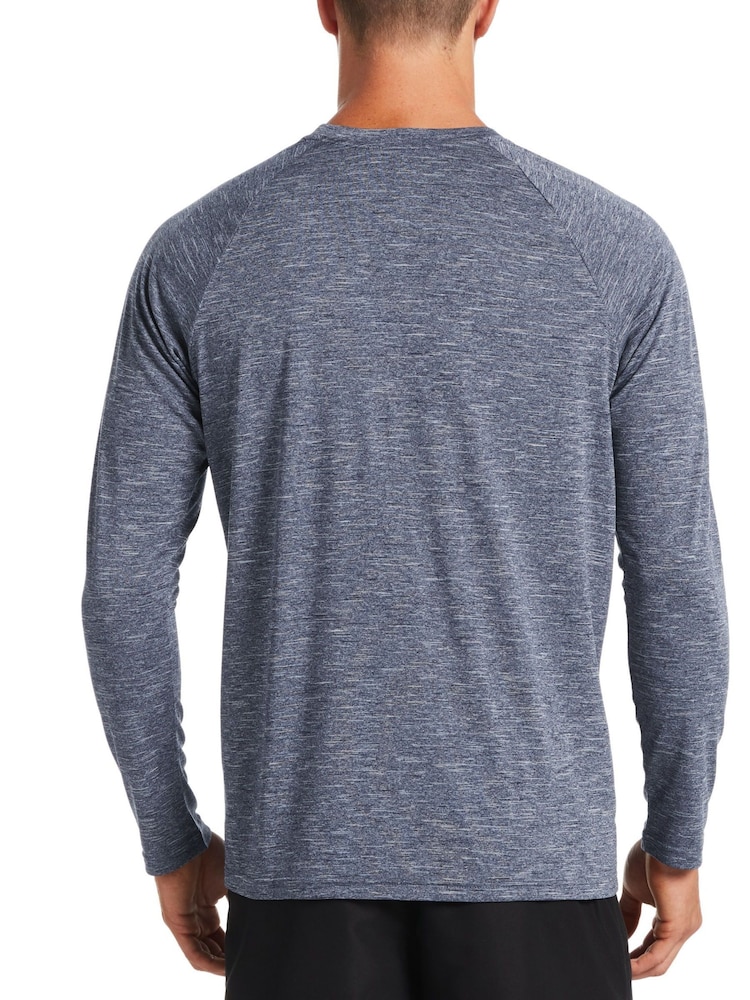 Nike Blue Long Sleeve Hydroguard Rash Vest - Image 2 of 5