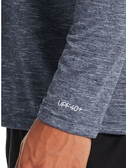 Nike Blue Long Sleeve Hydroguard Rash Vest - Image 4 of 5