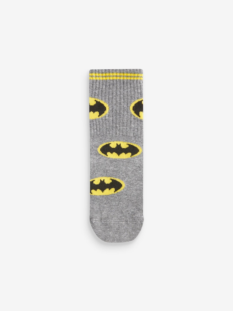 Batman Superhero License Cotton Rich Socks 3 Pack - Image 2 of 4