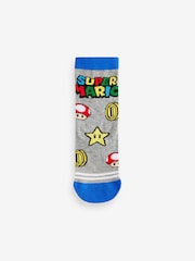 Super Mario License Character 5 Pack Cotton Rich Socks - Image 5 of 8