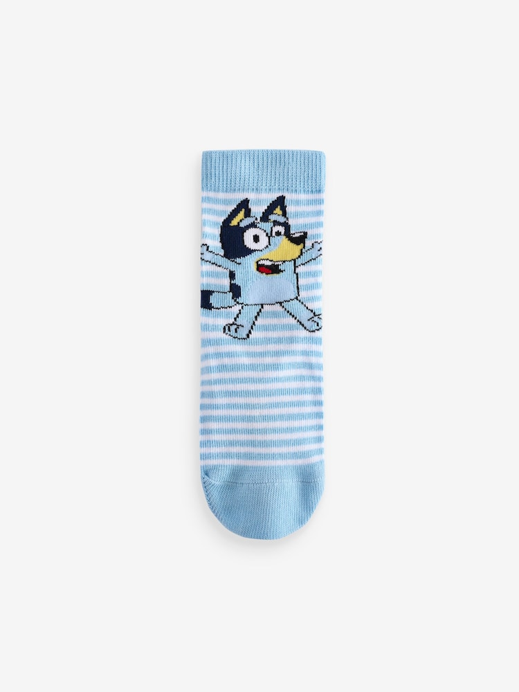 Bluey License Character Cotton Rich Socks 5 Pack - Image 2 of 8