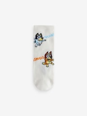 Bluey License Character Cotton Rich Socks 5 Pack - Image 4 of 8