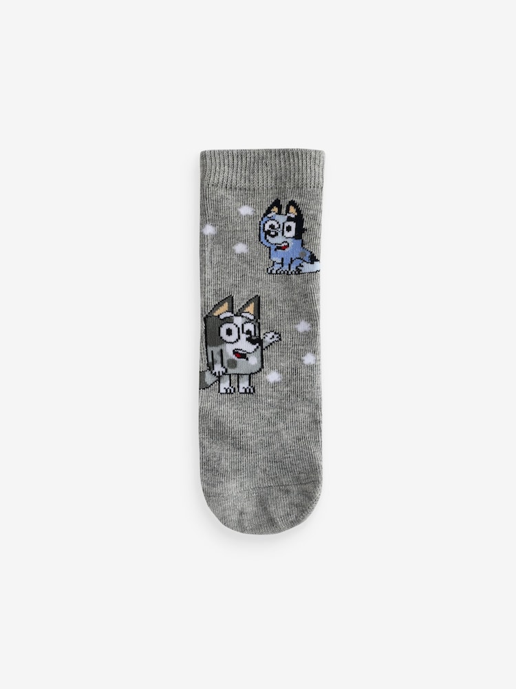 Bluey License Character Cotton Rich Socks 5 Pack - Image 5 of 8
