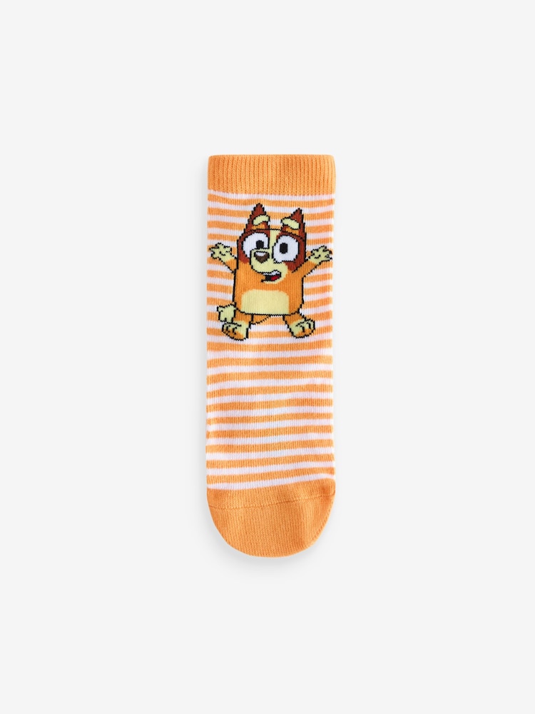 Bluey License Character Cotton Rich Socks 5 Pack - Image 6 of 8