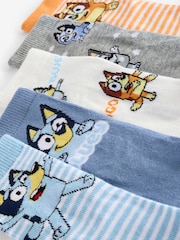 Bluey License Character Cotton Rich Socks 5 Pack - Image 7 of 8