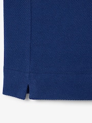 Lacoste Indigo Blue Iconic L.12.12 Classic Fit Short Sleeve Polo Shirt - Image 3 of 4