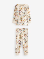 PAW Patrol Blue/Ecru Cream 100% Cotton Snuggle Pyjamas 2 Pack (9mths-9yrs) - Image 3 of 10