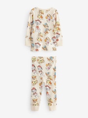 PAW Patrol Blue/Ecru Cream 100% Cotton Snuggle Pyjamas 2 Pack (9mths-9yrs) - Image 4 of 10