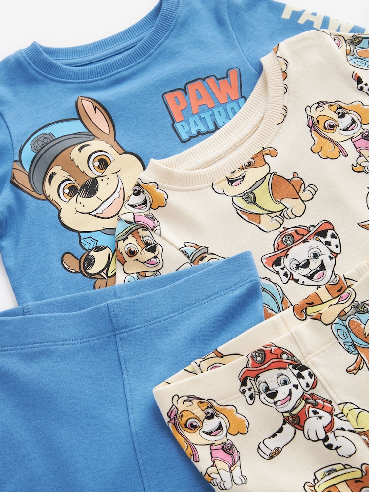 PAW Patrol bleu/écru Cream - 100Pyjama Se blottir % coton 2 Lot (9mths-9yrs) - Image 9 of 10