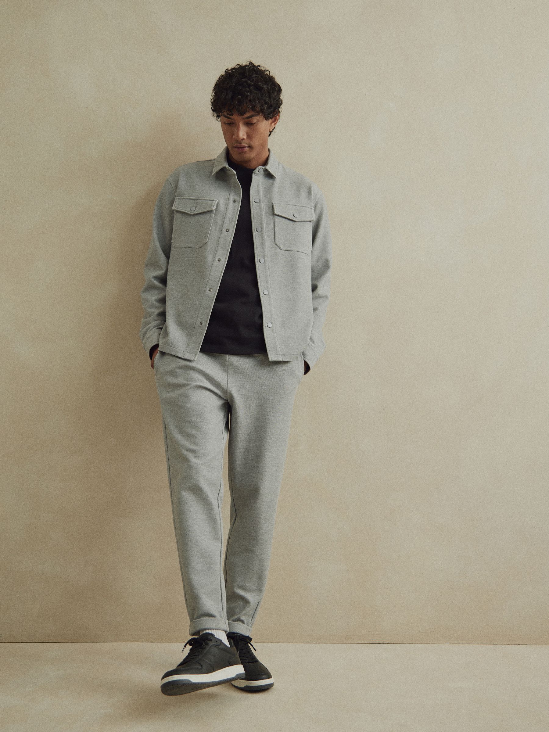 Buy Grey Smart Tapered Joggers from Next Canada